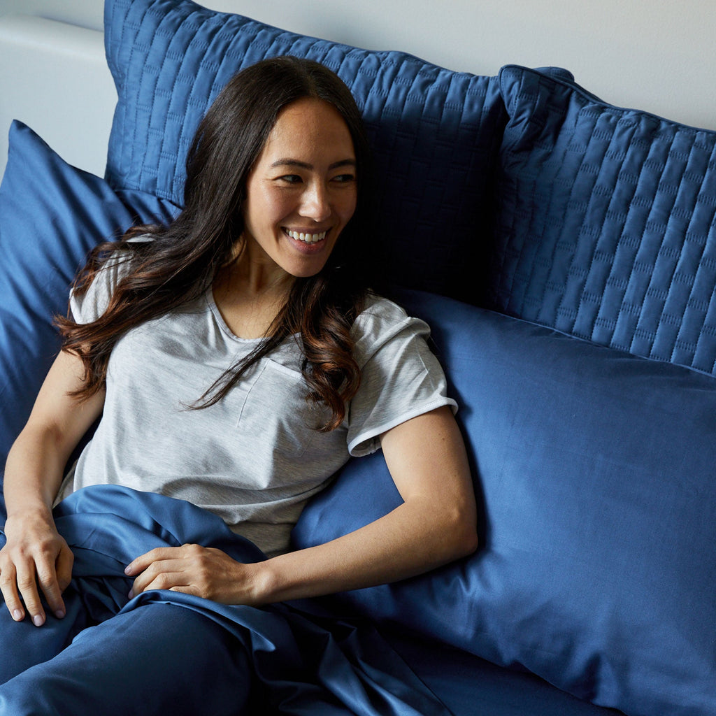 Bamboo Pillowcase Set – Indigo