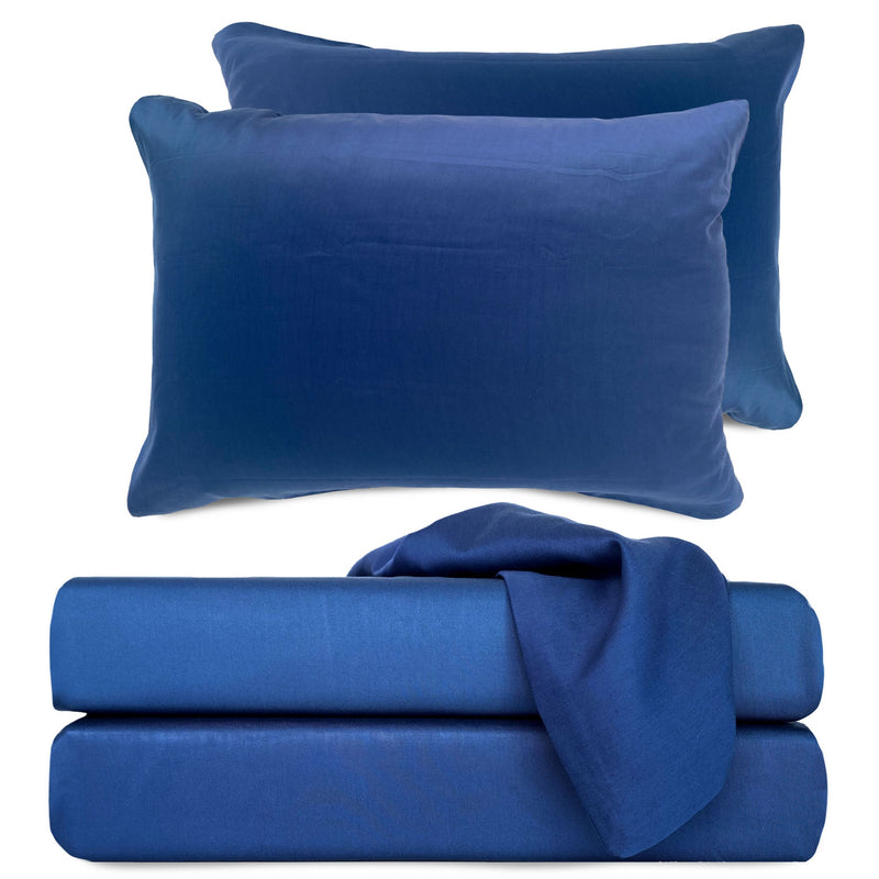 Bamboo Bed Sheet Set - Indigo
