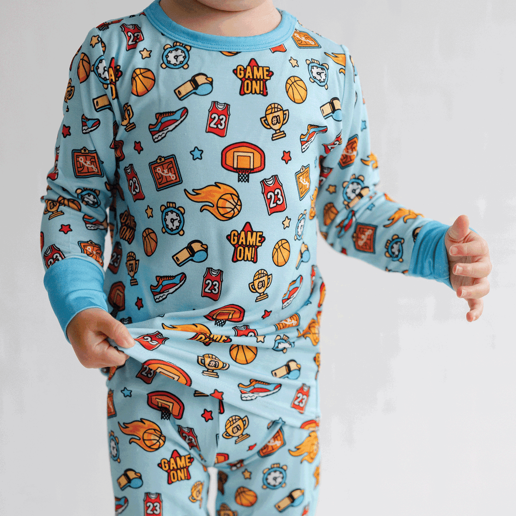 Basketball Two-Piece Pajama Set