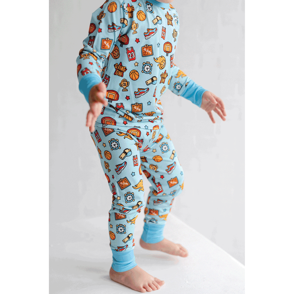 Basketball Two-Piece Pajama Set