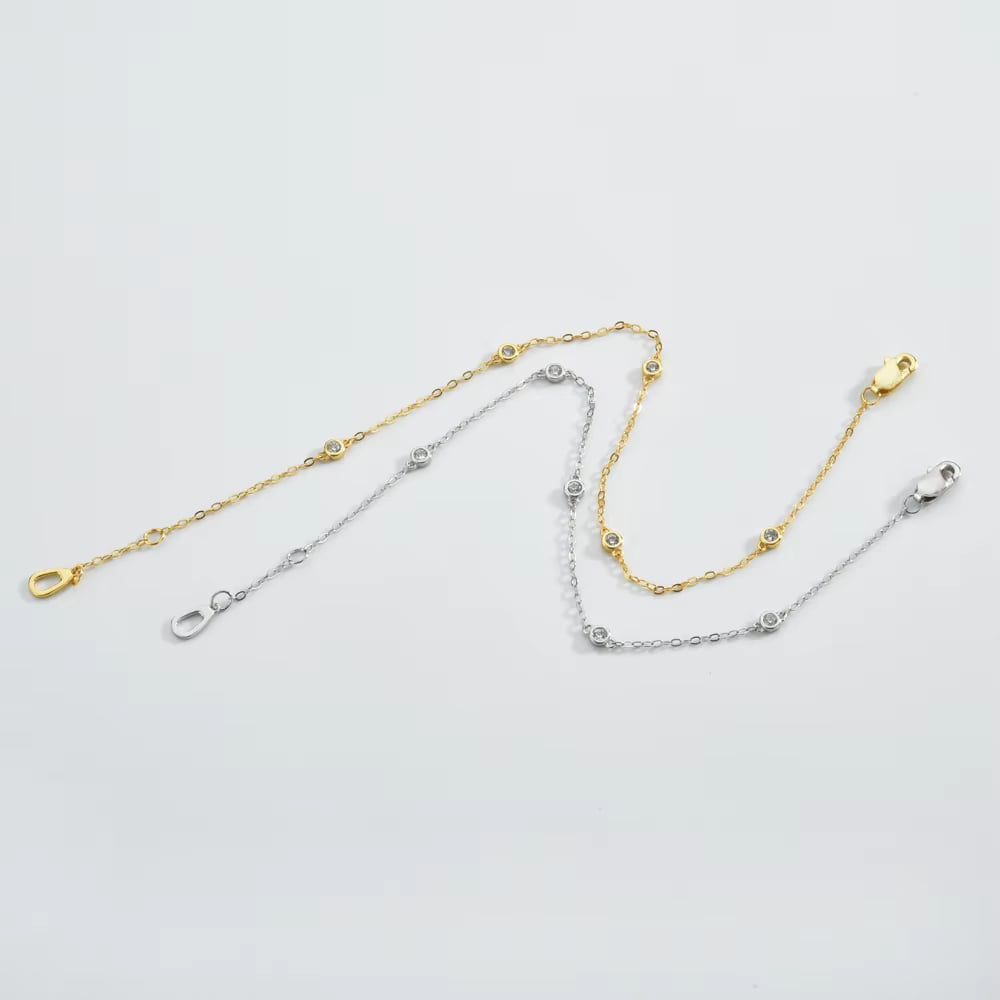 Cosmic Halo Bezel Classic Cubic Zirconia Bracelet