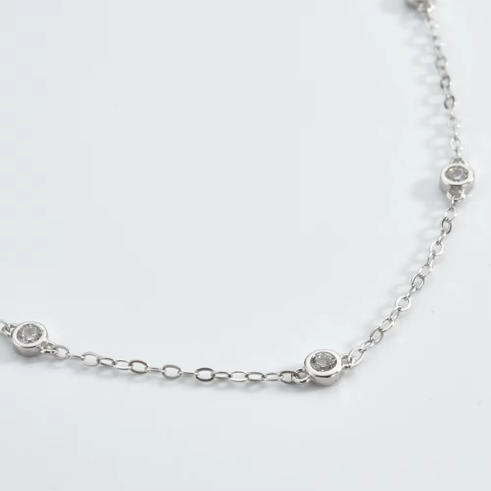 Cosmic Halo Bezel Classic Cubic Zirconia Bracelet