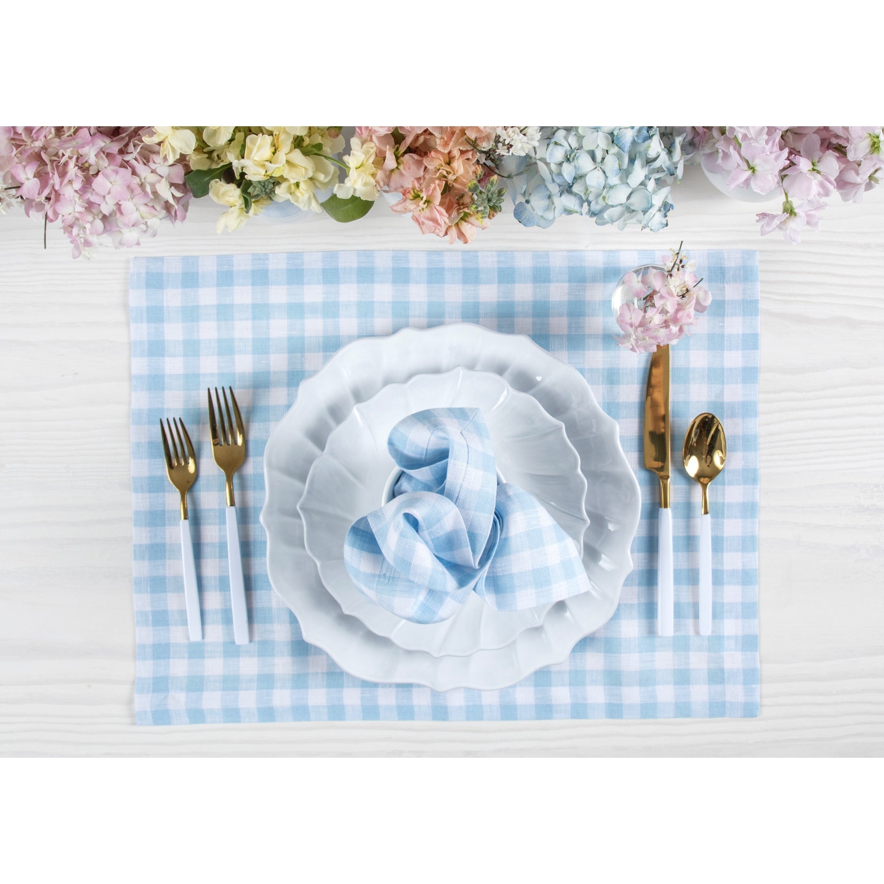 Gingham Placemats, Set of 4