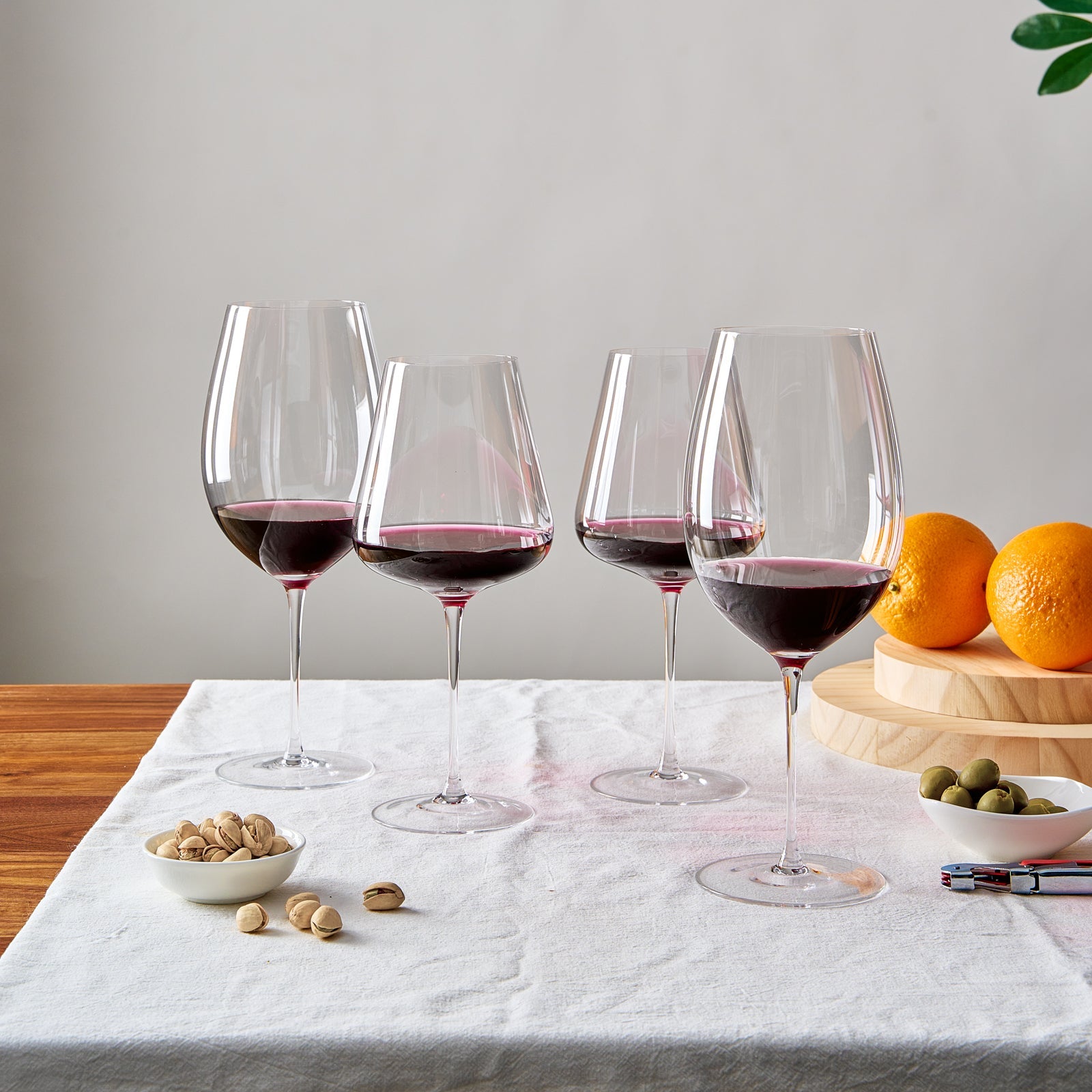 Classica Bordeaux Hand-Blown Stemmed Wine Glassware, Set of 2