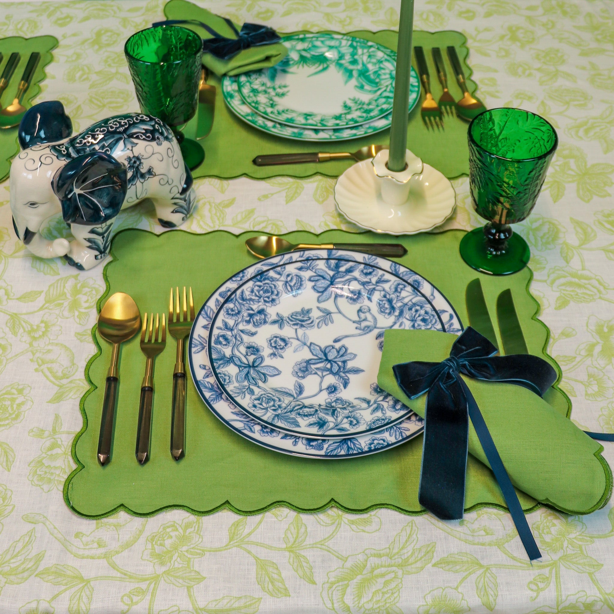 Botanic Imprinted Chalice - Set of 6