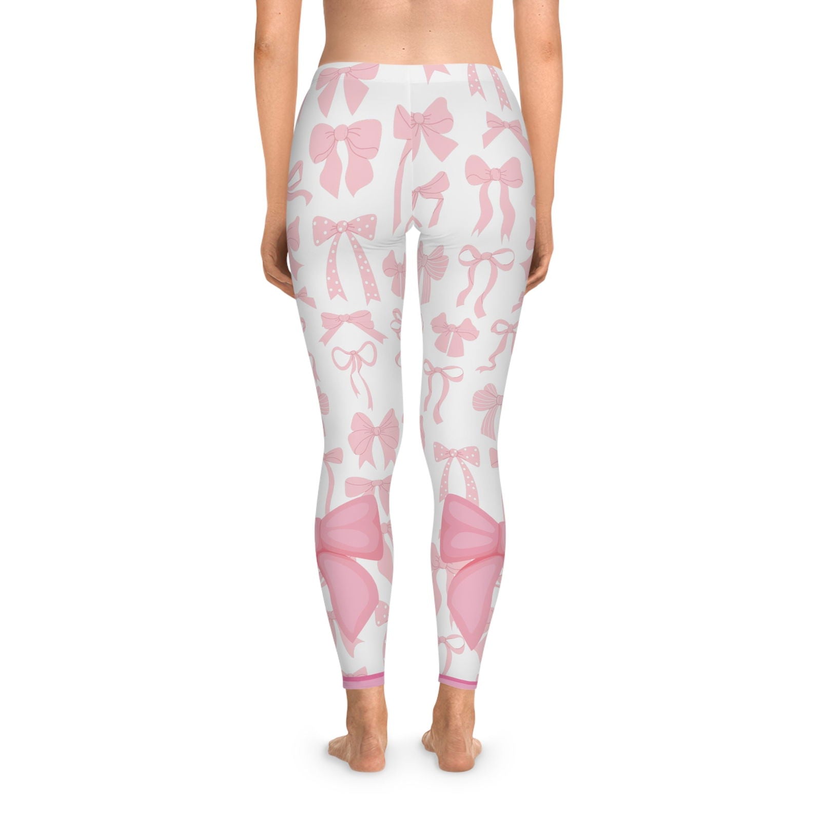 Bow Stretchy Leggings for Women - Adult Women Stretchy Leggings