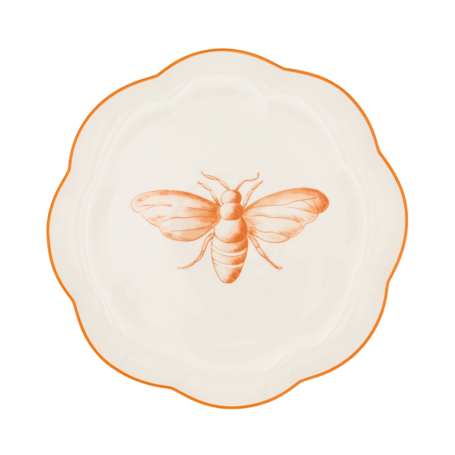 Bumble Homecoming Scalloped Starter Plate - Case of 12 Plates