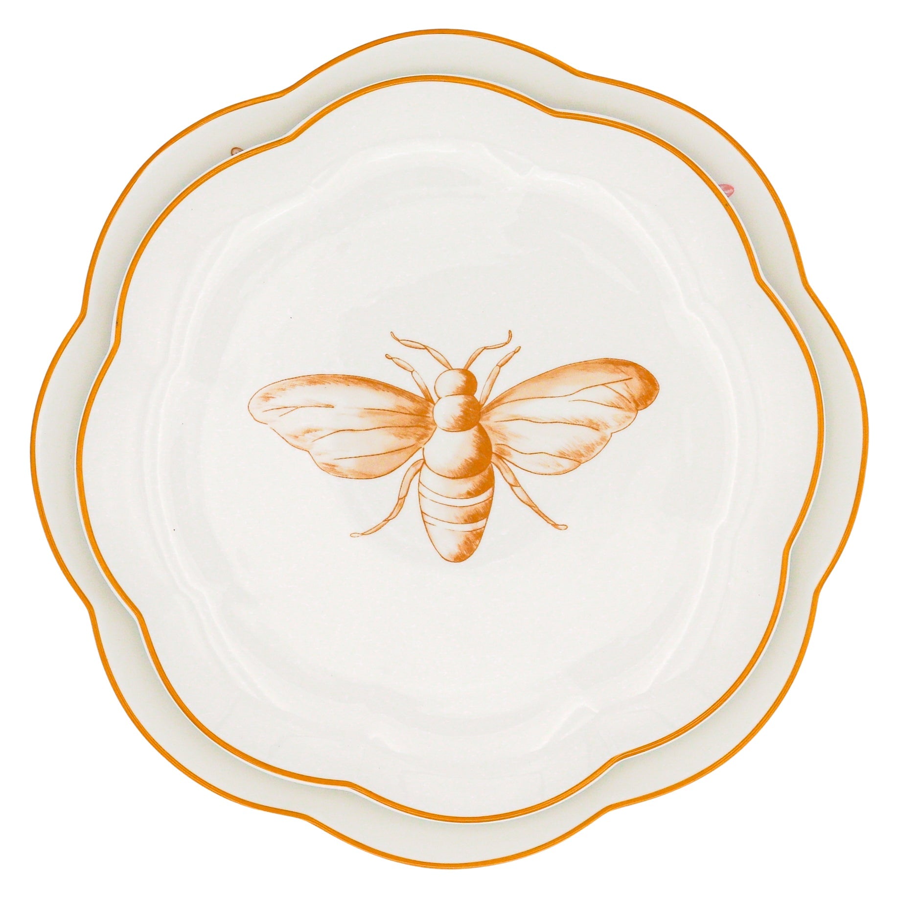 Bumble Homecoming Scalloped Starter Plate - Case of 12 Plates