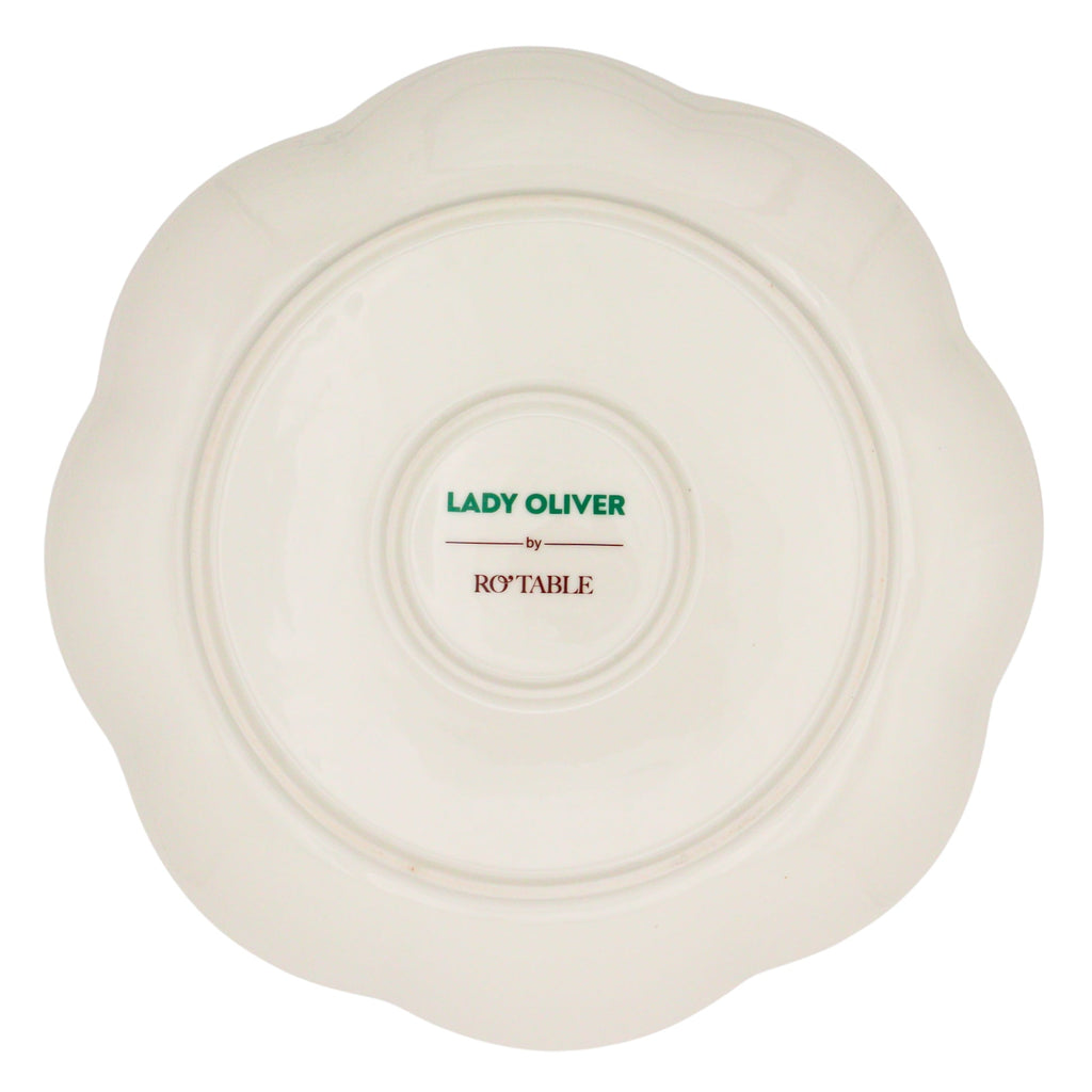 Bumble Homecoming Scalloped Starter Plate - Case of 12 Plates