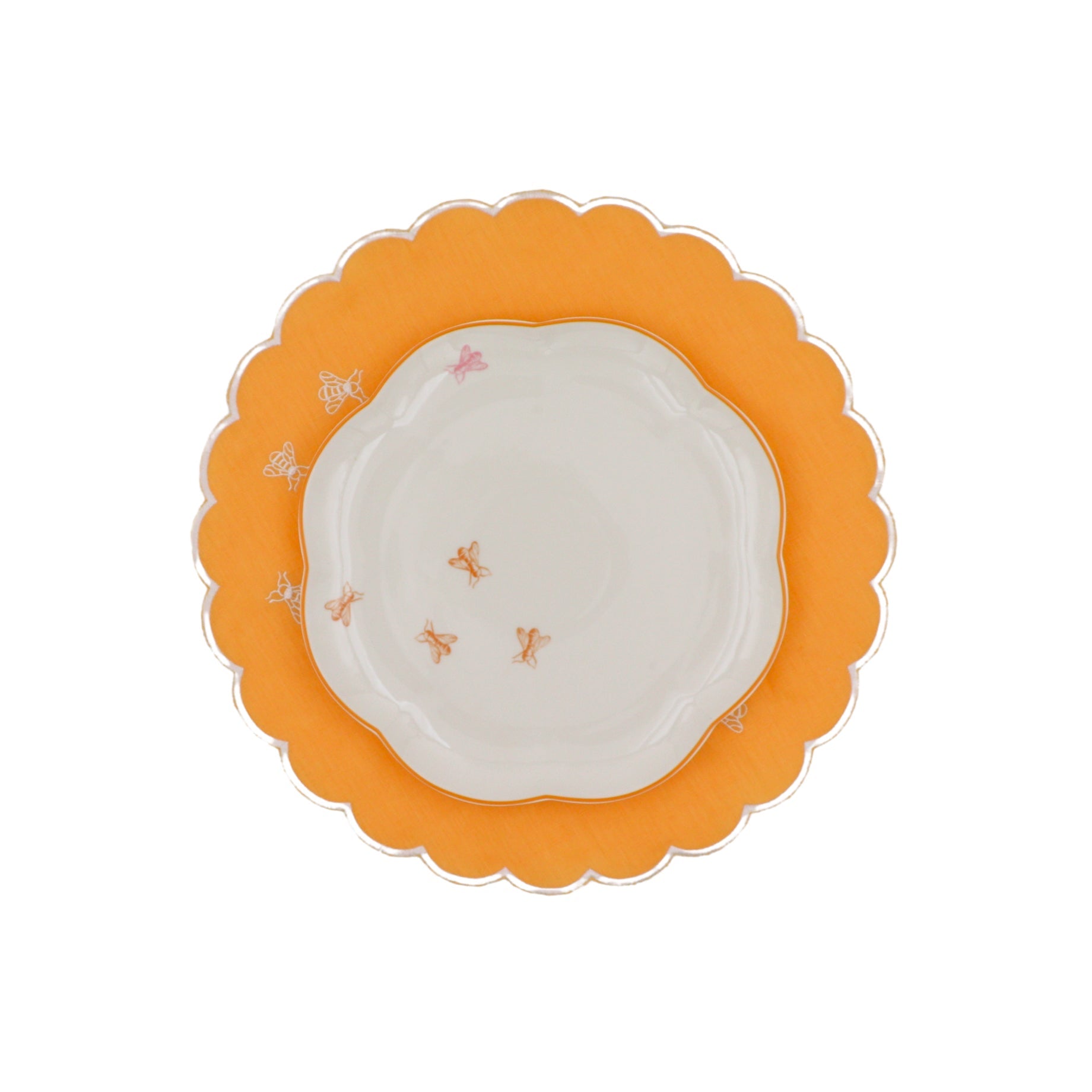 Bumble Voyage Scalloped Dinner Plate - Case of 12 Plates