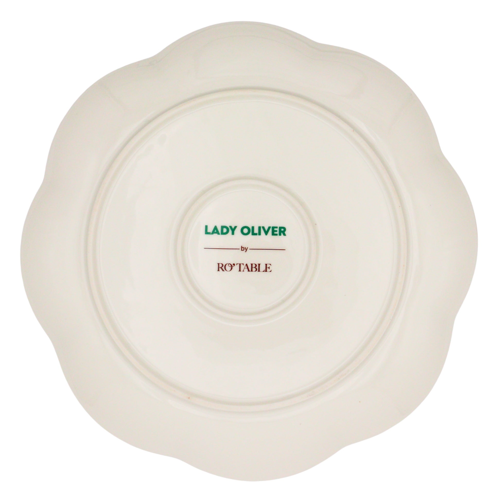 Bumble Voyage Scalloped Dinner Plate - Case of 12 Plates