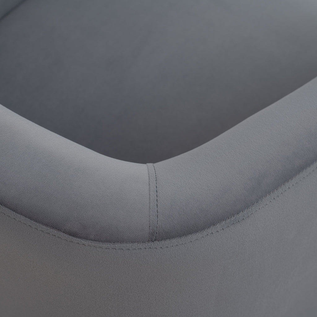 27.36" Wide Swivel Chair Gray