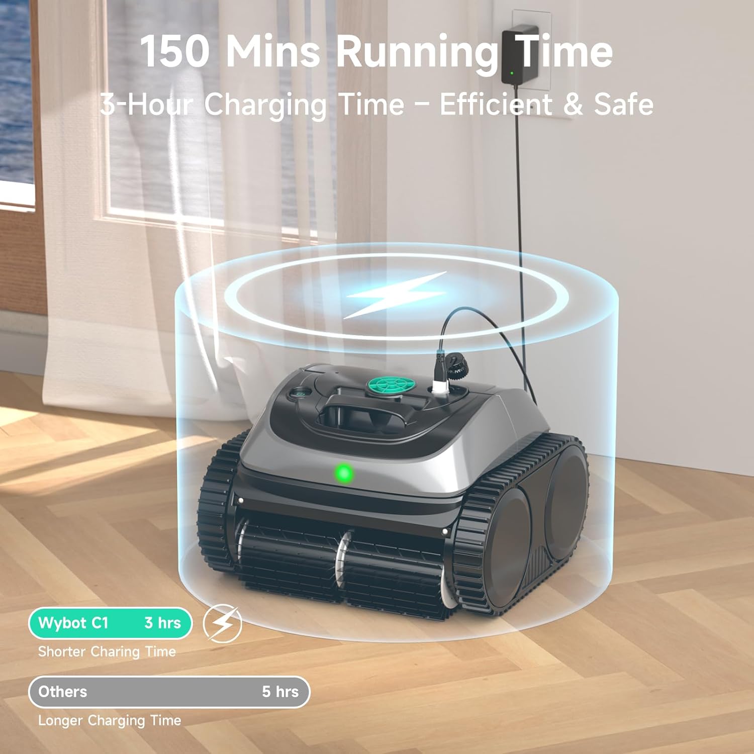WYBOT C1 Cordless Robotic Pool Cleaner