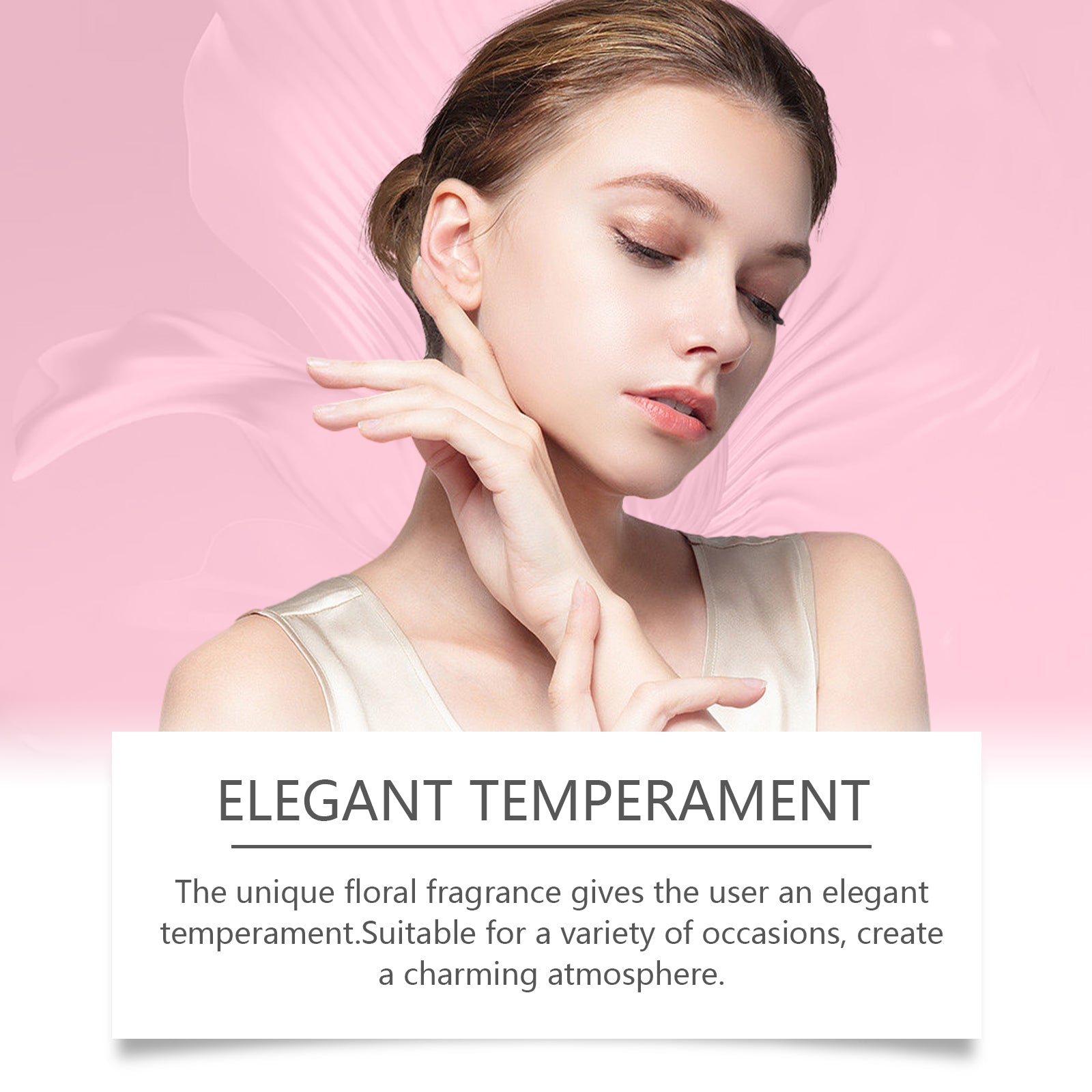 Jasmine Perfume Spray Light Fresh Lasting Fragrance Exudes Charm Portable Niche Body Perfume Spray