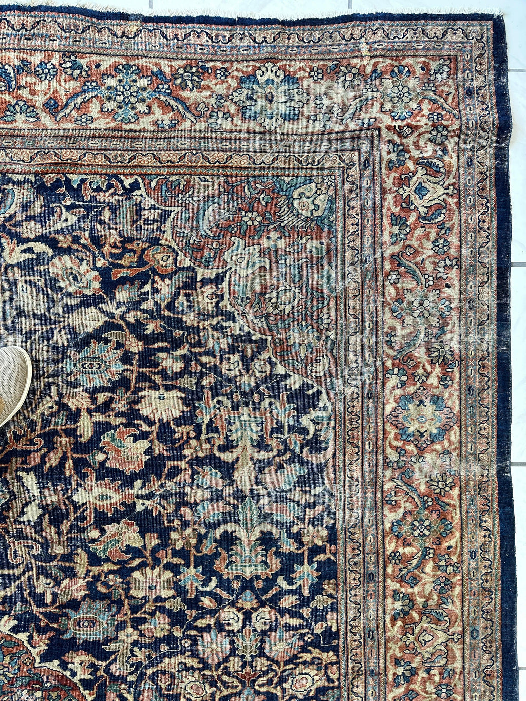 Antique Persian Mahal Rug 8’3”x12’ - Circa 1900 Treasure