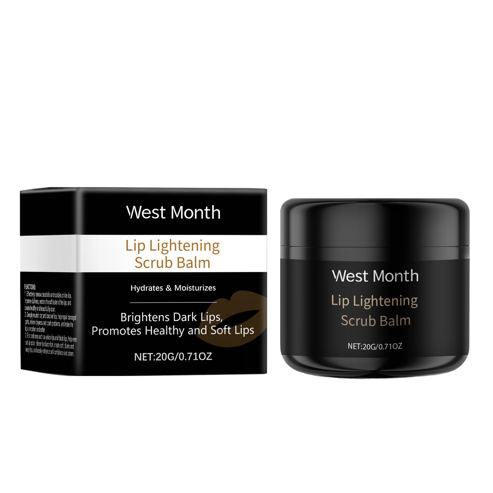 Exfoliating Lip Scrub, Nourishes And Moisturizes Dry Lips With A Gentle Exfoliating Scrub