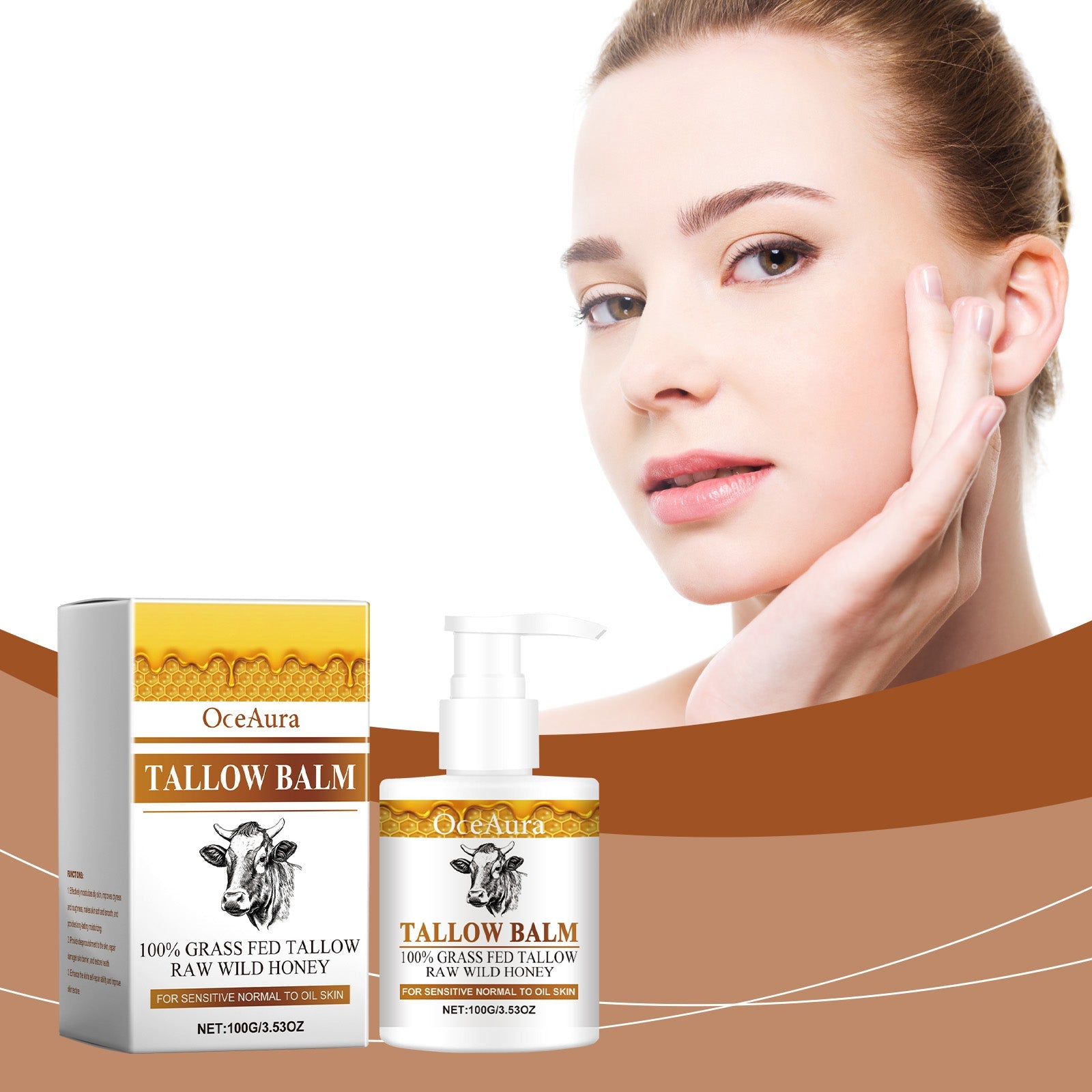 Honey Butter Moisturizer Skin Dry Skin Hydrating Refreshing Non-Sticky Body Moisturizer