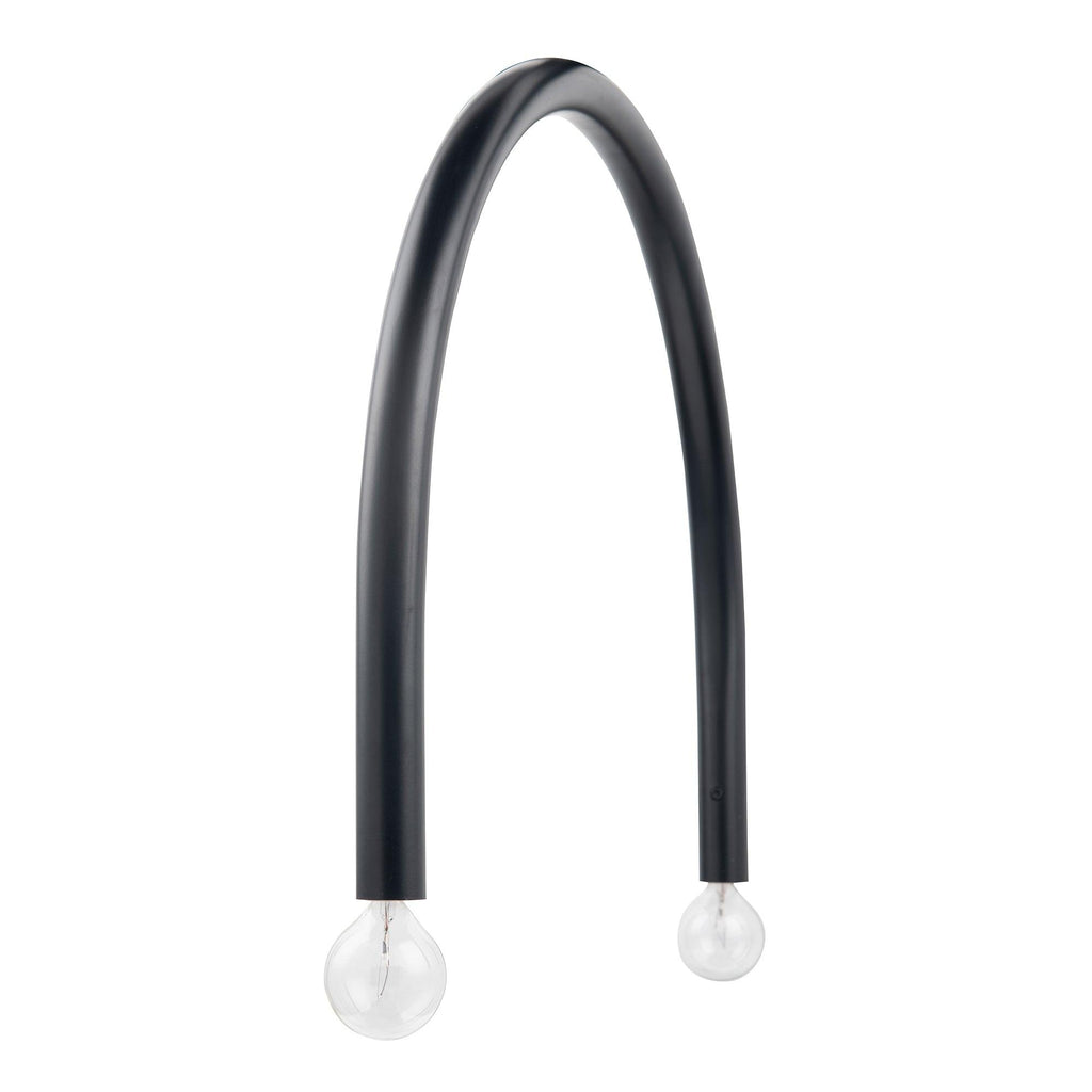 Caboche Mid-Century Modern Black Dimmable 6-Light Chandelier