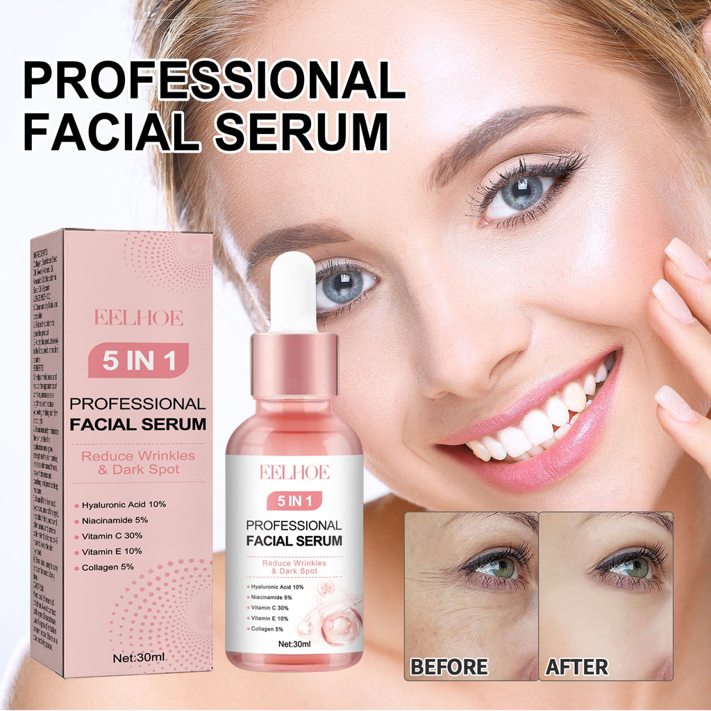 5 In 1 Face Essence Hydrating, Firming, Whitening, Whitening And Anti-Wrinkle Essence For Fine Lines