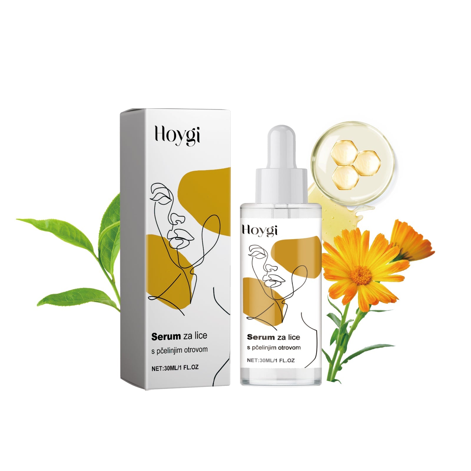 Serum Za Lice S Pčelinjim Otrovom, Fade Fine Lines Crow's Feet Skin Tender Long-Lasting Moisturizing Anti-Wrinkle Essence