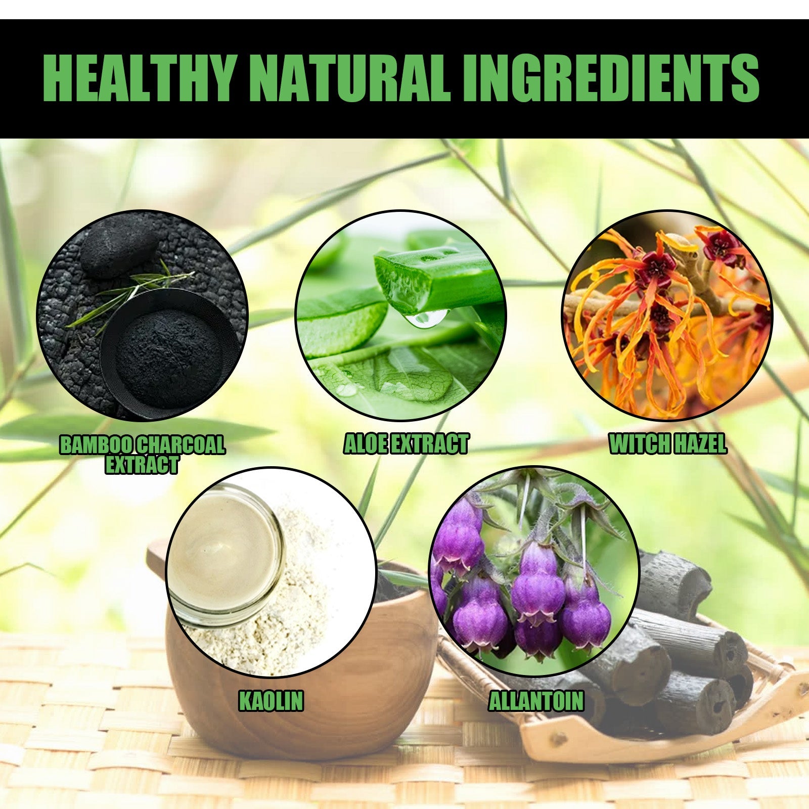Bamboo Charcoal Blackhead Removal Mask, Deep Cleanse Pores And Acne T-Zone Oil Control With A Peel Mask