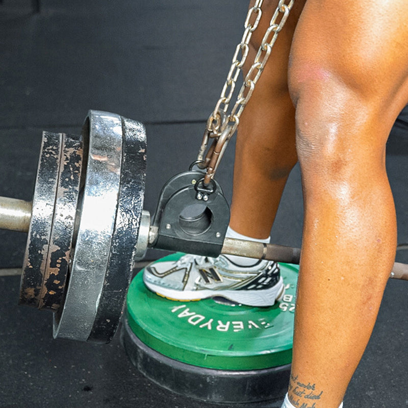 Uclips barbell - landmine adapter. For squats, rows. Grip attachment, barbell clip. Gym & home use.