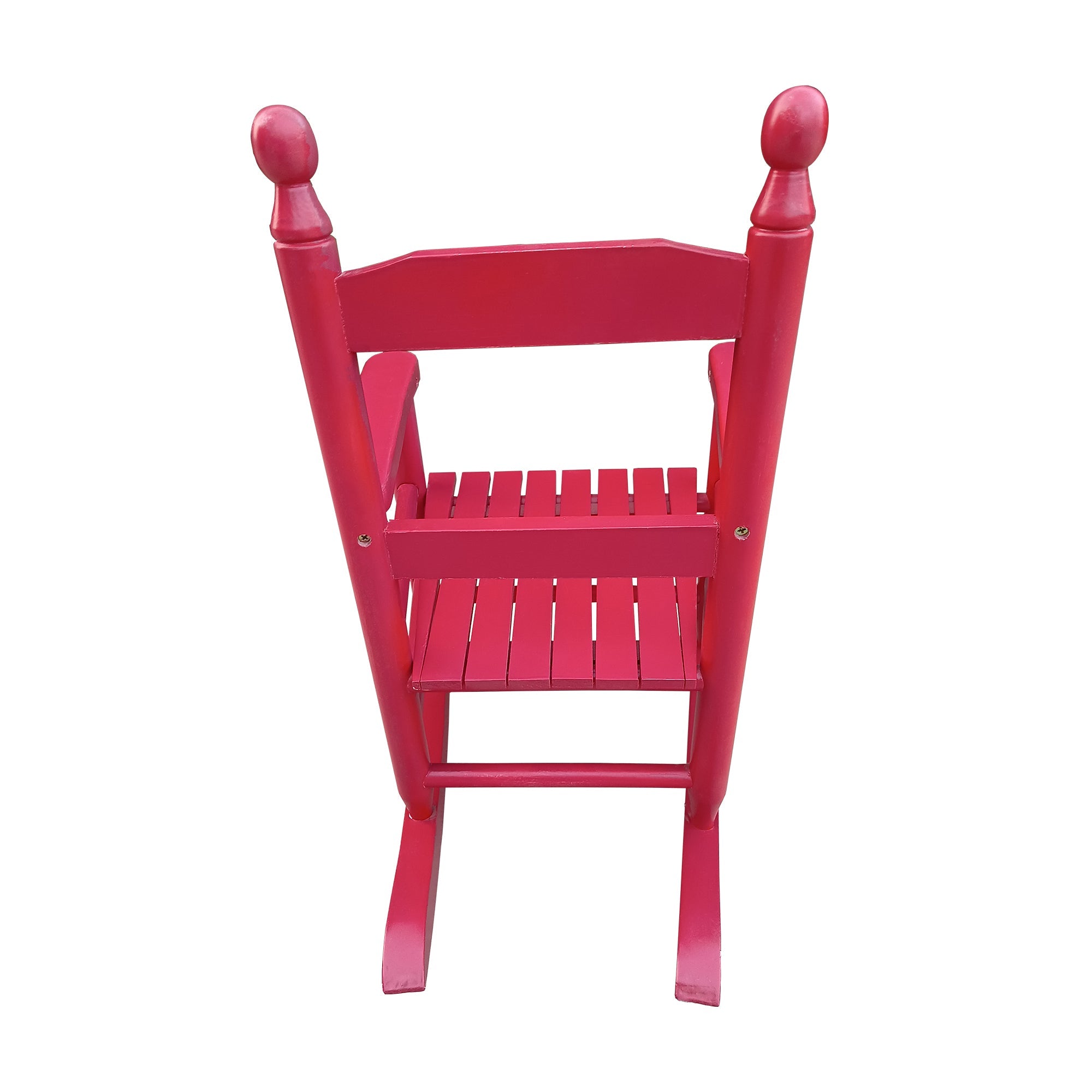 Children's rocking red chair Indoor or Outdoor -Suitable for kids-Durable Solid Wood
