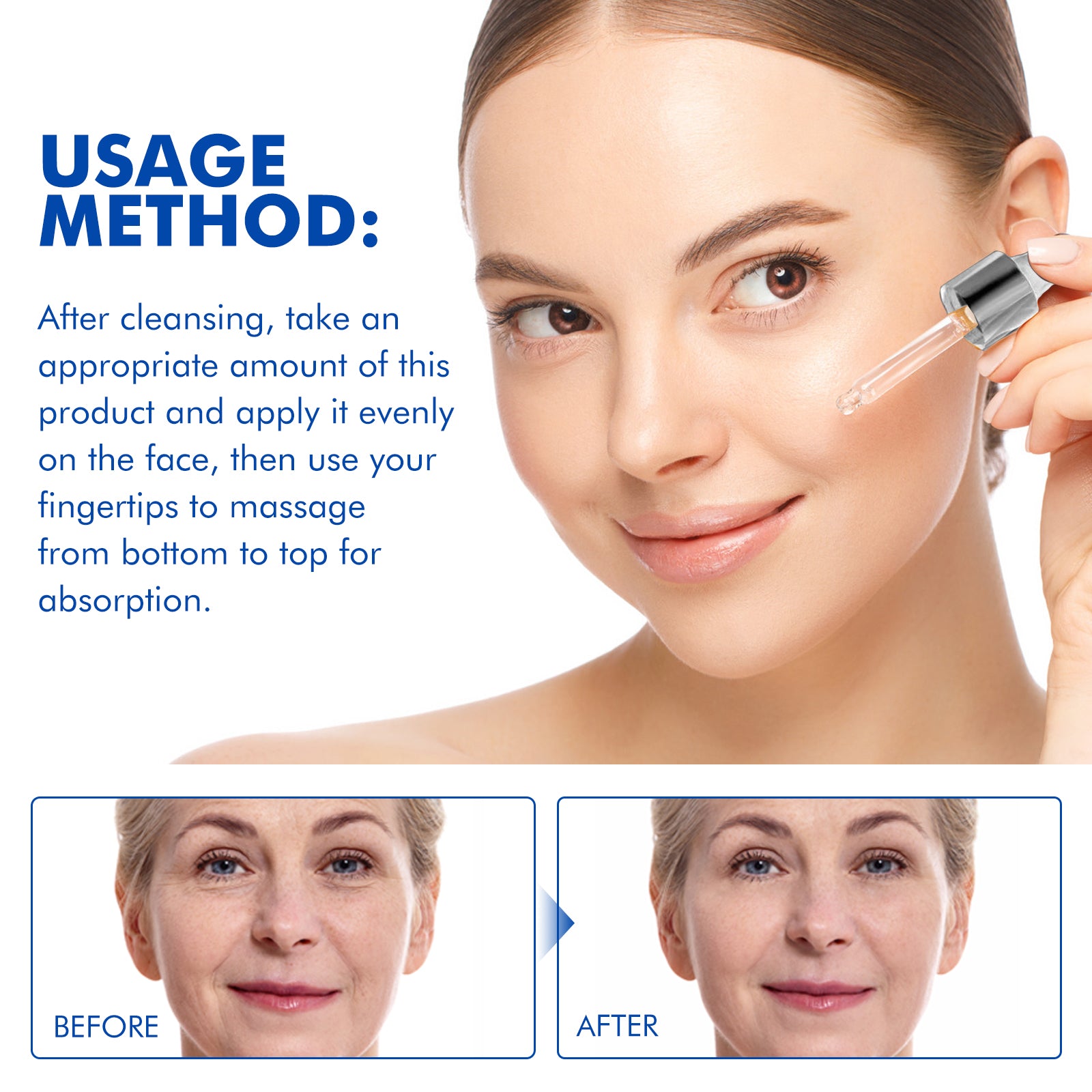 Firming Face Serum, Moisturizing And Moisturizing Brightening, Tender Skin And Reduce Fine Lines