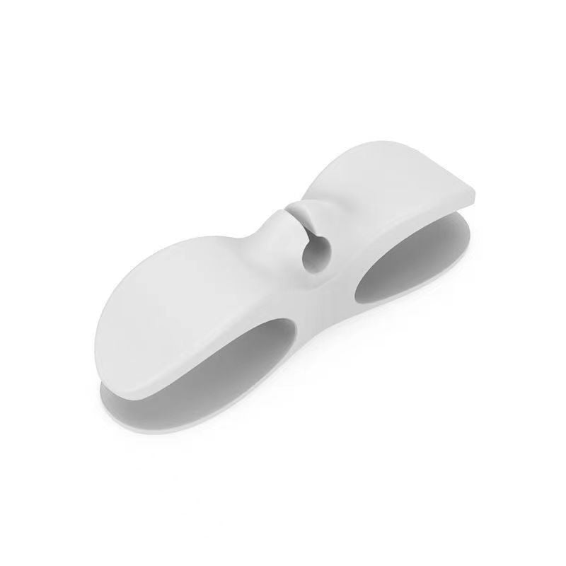Cable organizer power cord fixing clip kitchen wall mounted plug cord fixing device charger cord storage
