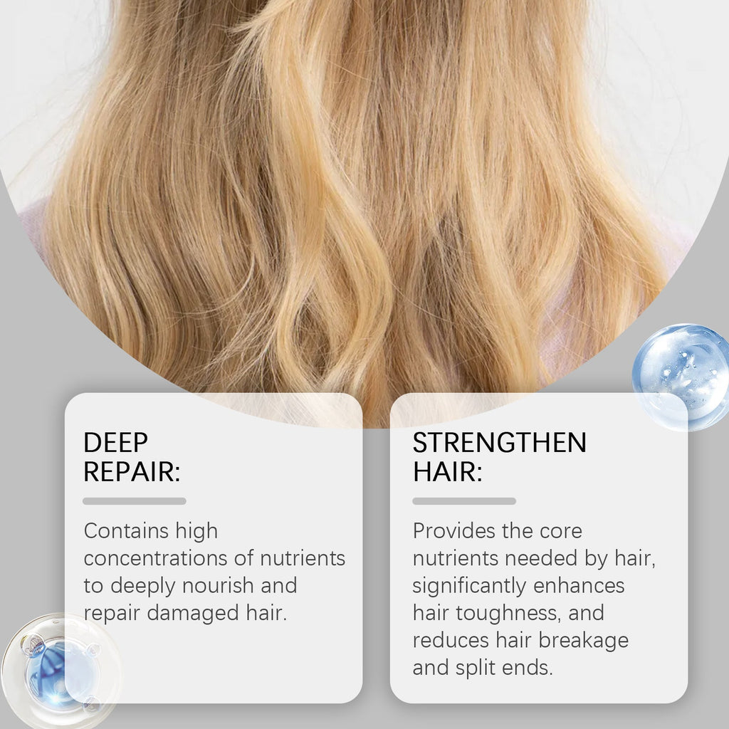Repair Hair Mask Repair Hair Moisturizing Hair Clean Scalp Natural Fluffy Soft Gloss Hair Mask