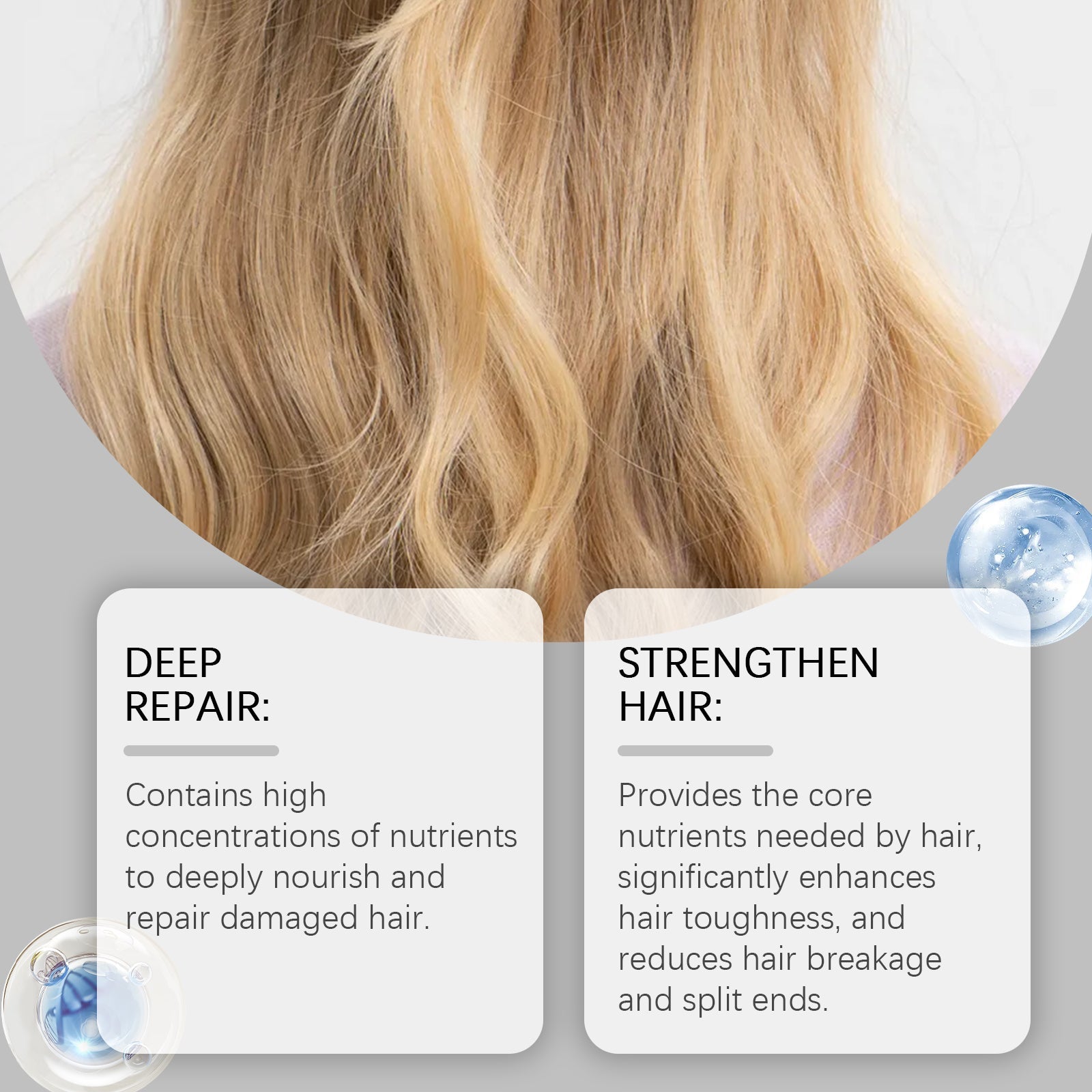 Repair Hair Mask Repair Hair Moisturizing Hair Clean Scalp Natural Fluffy Soft Gloss Hair Mask