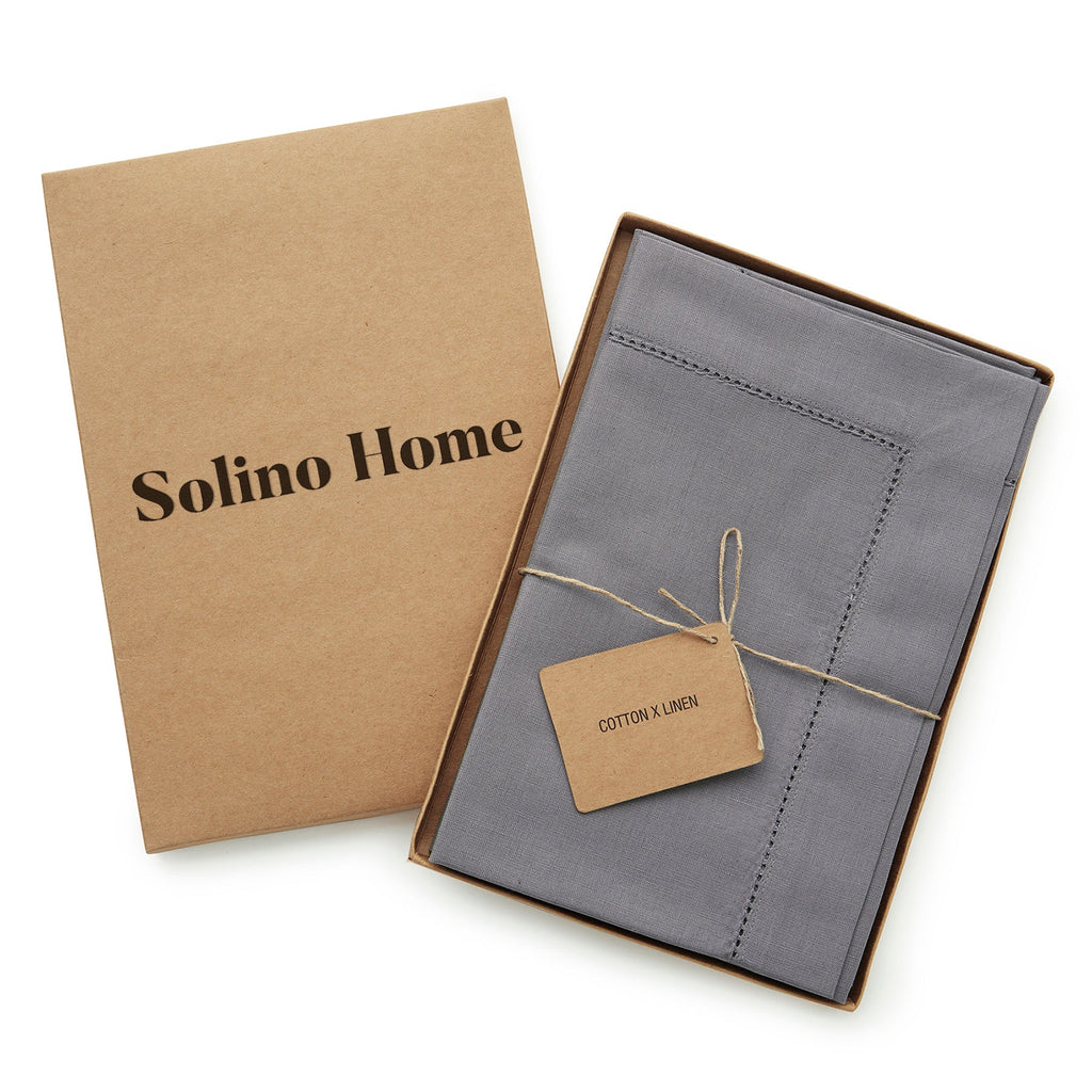 Cotton Linen Hemstitch Napkins
