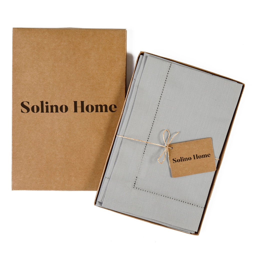 Cotton Linen Hemstitch Napkins