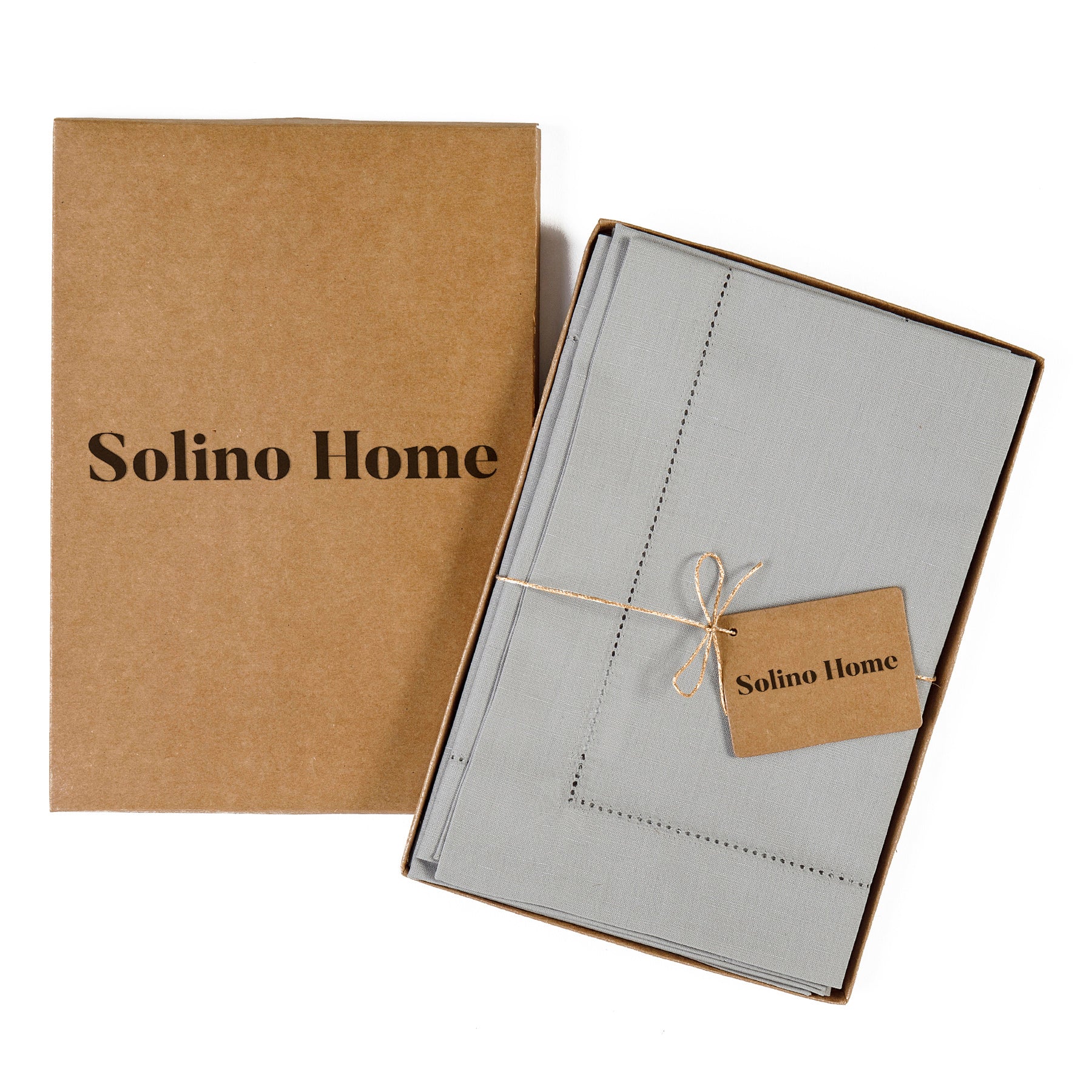 Cotton Linen Hemstitch Napkins