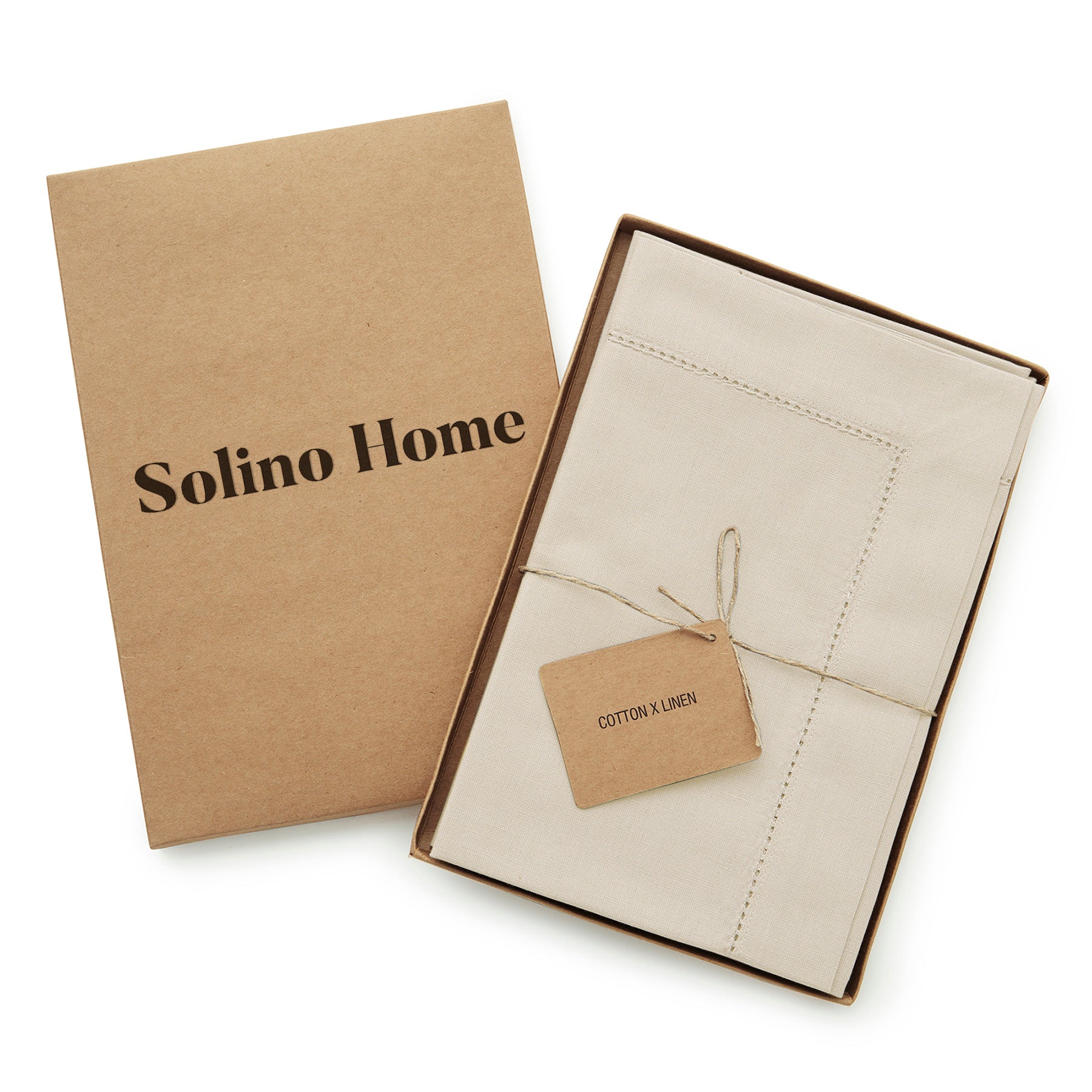 Cotton Linen Hemstitch Napkins