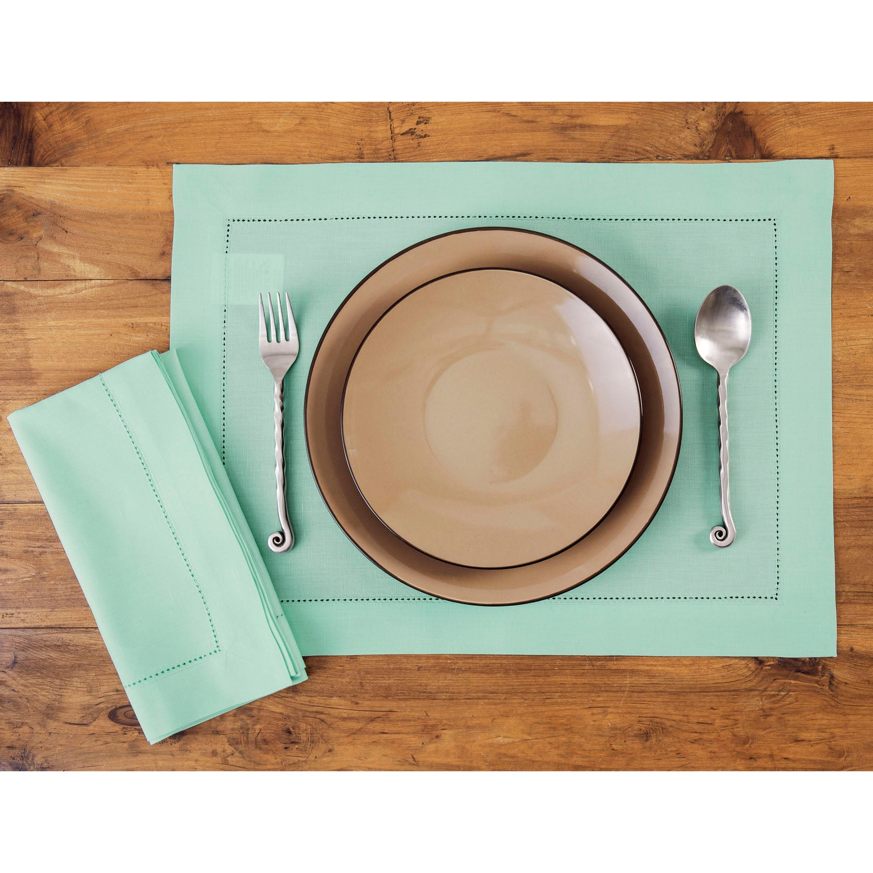 Cotton Linen Hemstitch Placemats