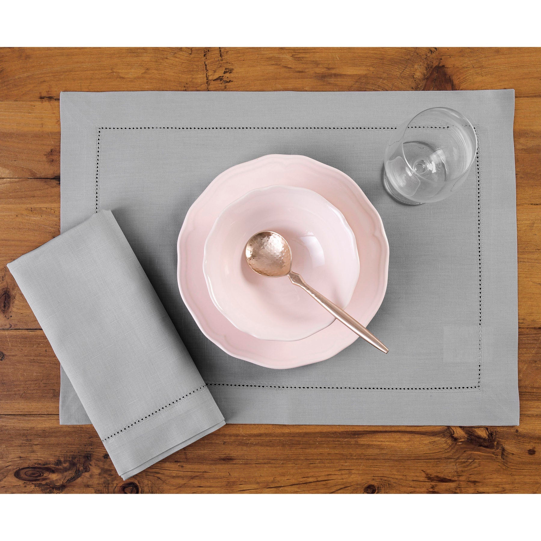 Cotton Linen Hemstitch Napkins