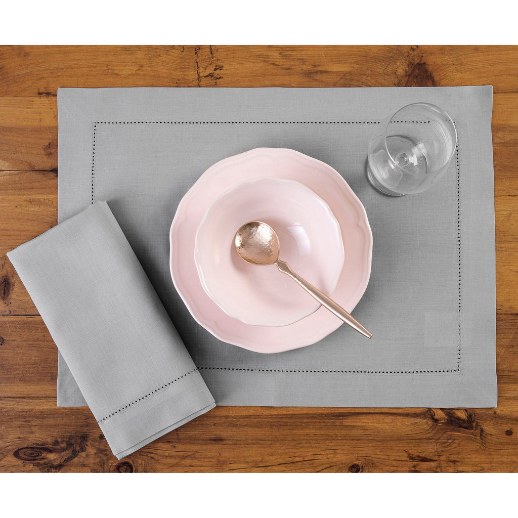Cotton Linen Hemstitch Placemats