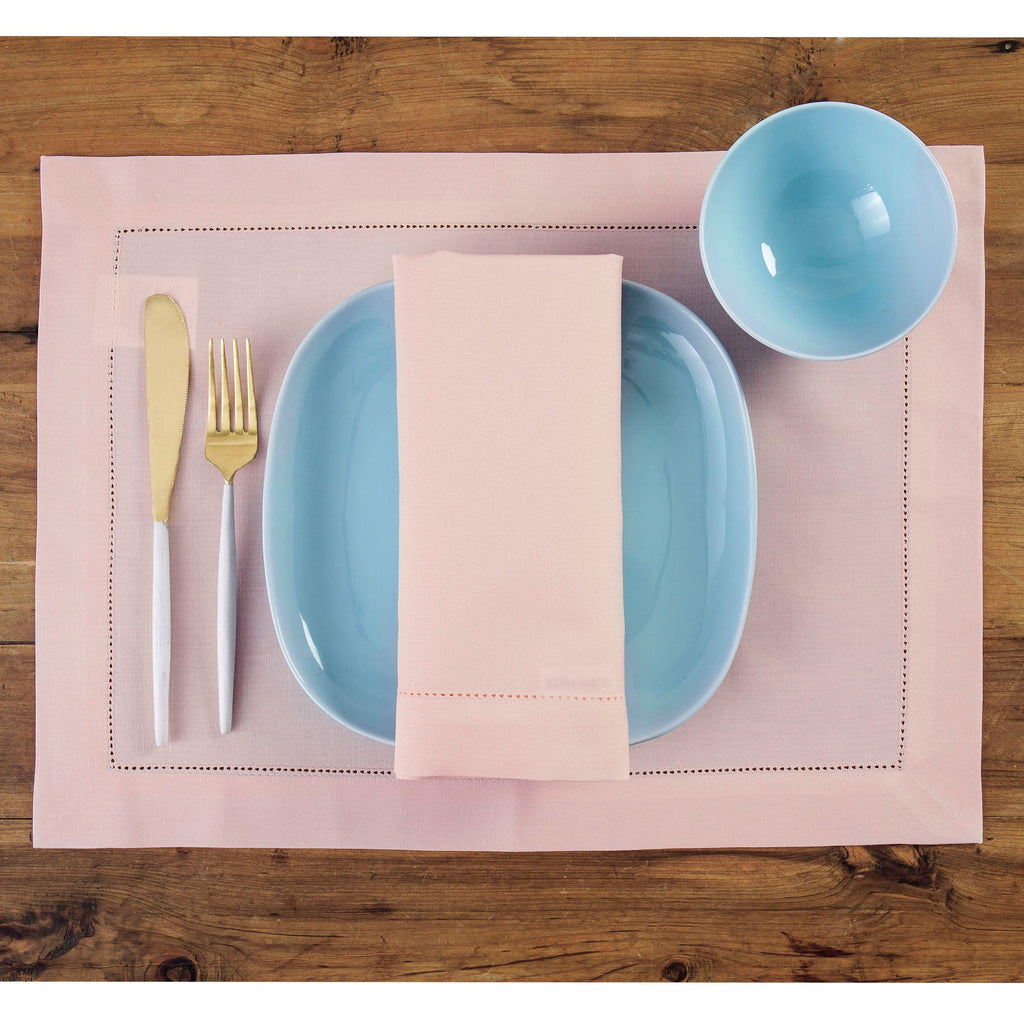 Cotton Linen Hemstitch Placemats