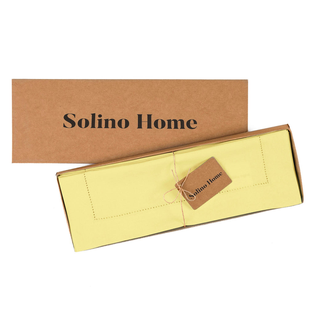 Cotton Linen Hemstitch Placemats