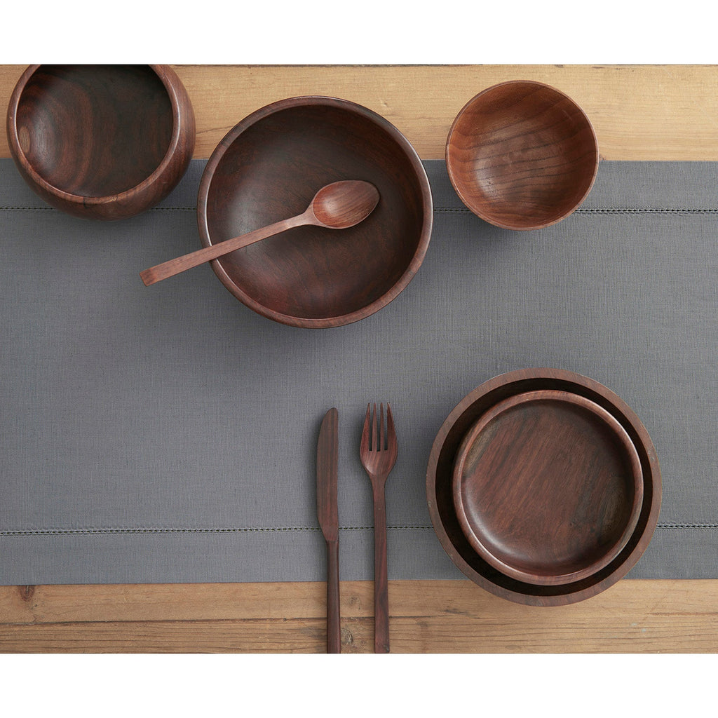 Cotton Linen Hemstitch Table Runner