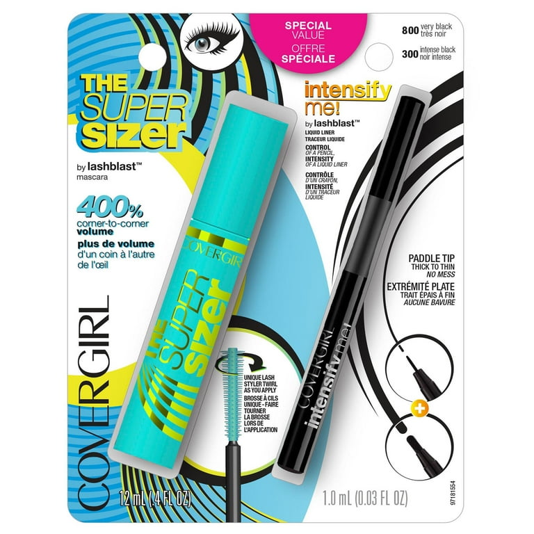COVERGIRL Super Sizer Mascara & Intensify Me Eyeliner