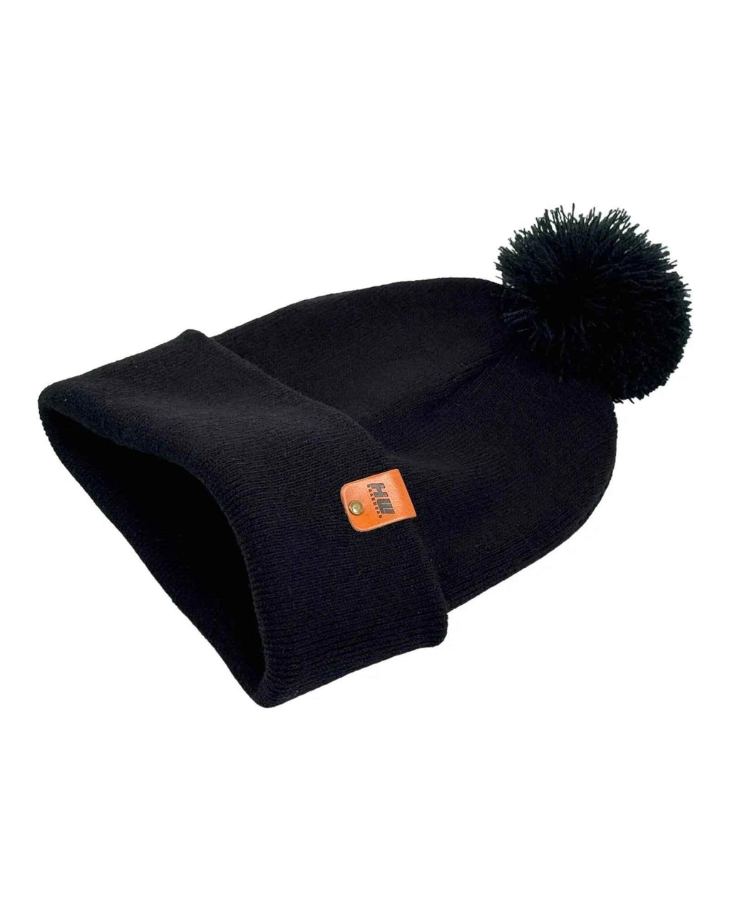 CPP1 HAAKWEAR PomPom Beanie - Made in USA - Midnight Black