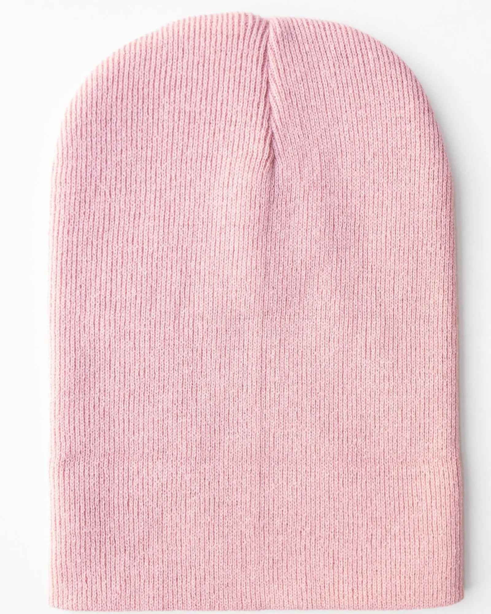 CS111 HAAKWEAR Traditional Silent Cuffed Beanie, Pearl Pink