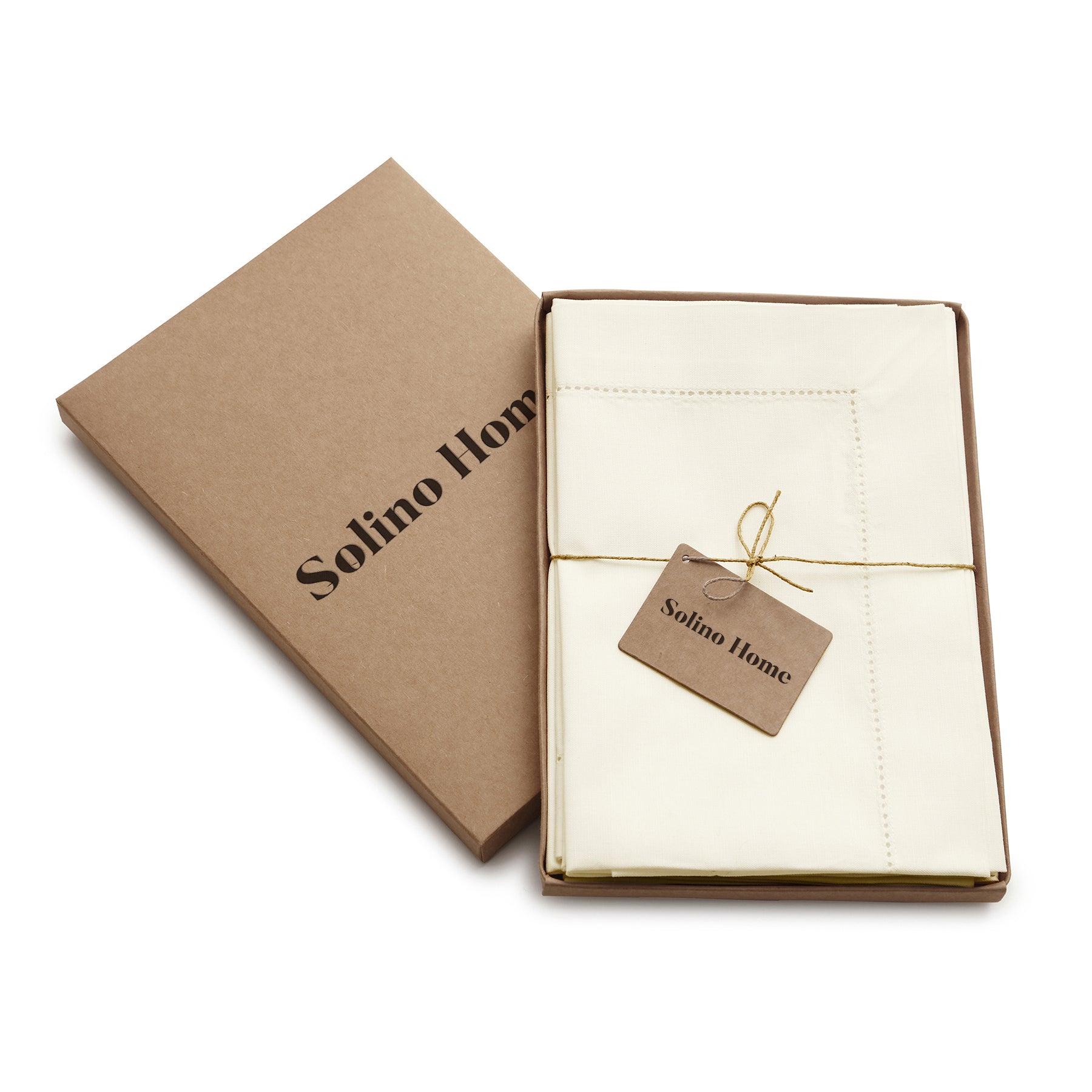 Cotton Linen Hemstitch Napkins