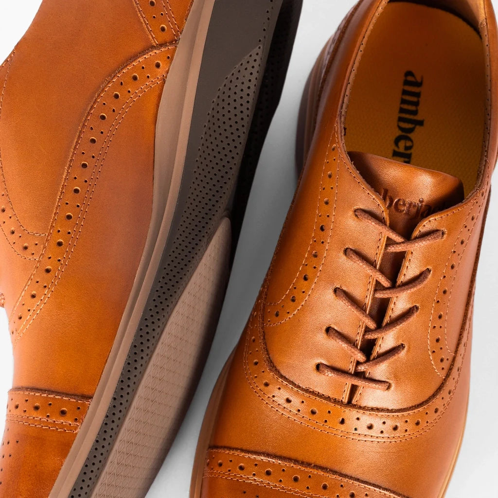 The Cap-Toe (Honey)