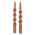 Caramel Swirl Candle (Pair) - Pack of 10