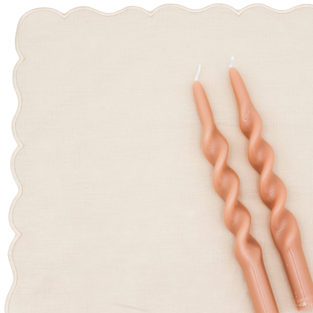 Caramel Swirl Candle (Pair) - Pack of 10