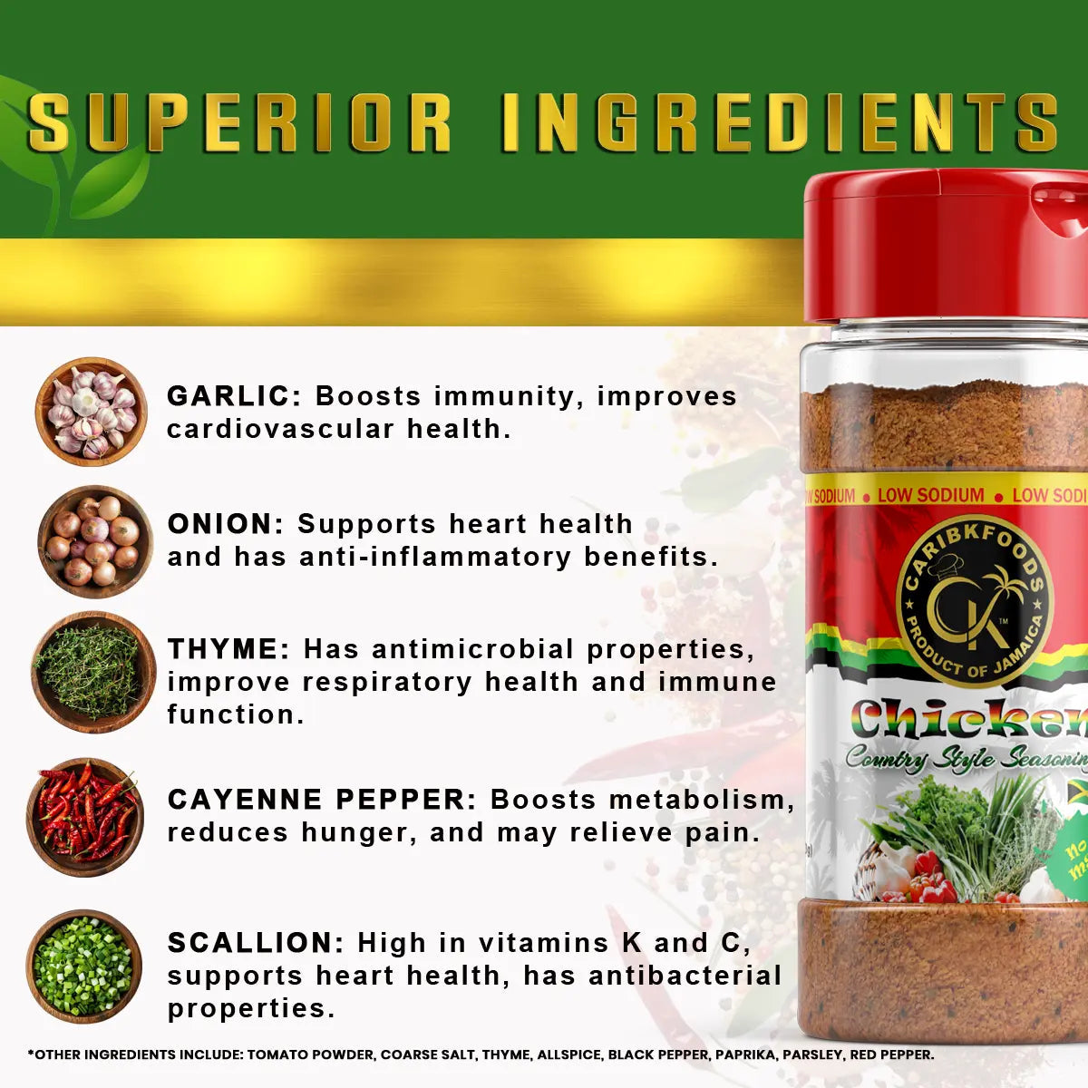 Caribbean Kitchen Kosher Chicken Seasoning