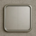 Chrome Bold Square Mirror